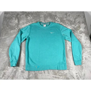 Nike sportswear club fleece hoodie mens large Teal